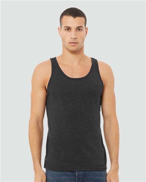 Unisex Heather CVC Tank - Image 4