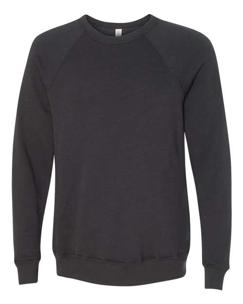 Unisex Sponge Fleece Raglan Crewneck Sweatshirt - Image 13