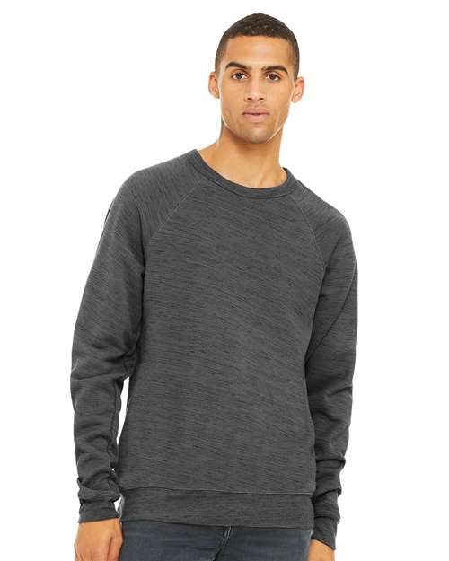 Unisex Sponge Fleece Raglan Crewneck Sweatshirt - Image 15