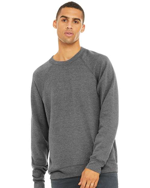Unisex Sponge Fleece Raglan Crewneck Sweatshirt - Image 22