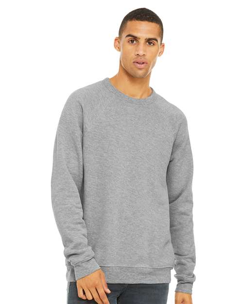 Unisex Sponge Fleece Raglan Crewneck Sweatshirt - Image 4