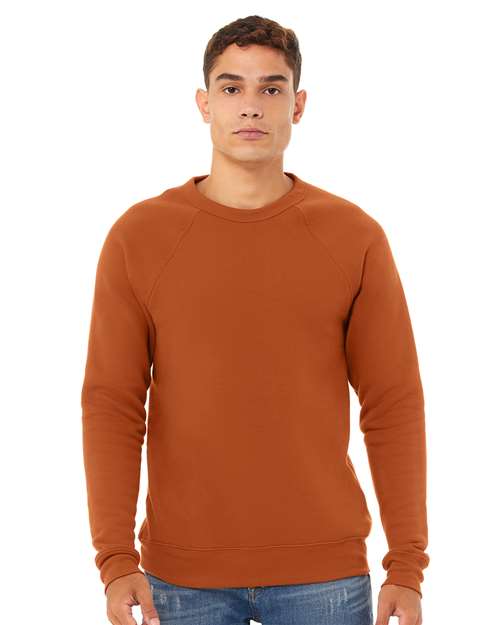 Unisex Sponge Fleece Raglan Crewneck Sweatshirt - Image 5