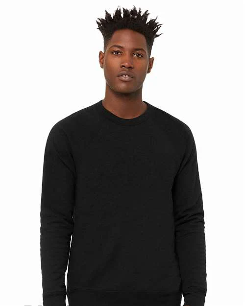 Unisex Sponge Fleece Raglan Crewneck Sweatshirt - Image 7