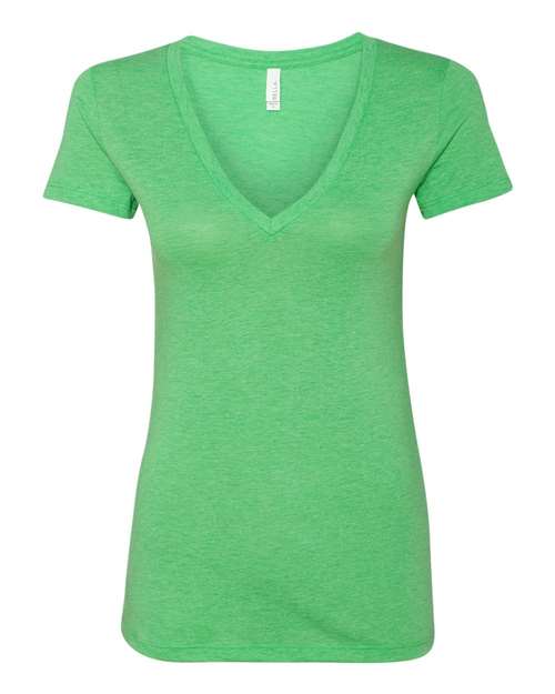 Women’s Triblend Deep V-Neck Tee - Image 5