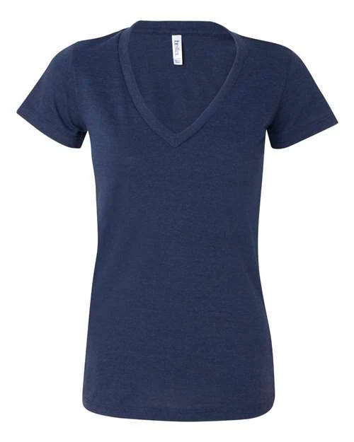 Women’s Triblend Deep V-Neck Tee - Image 7