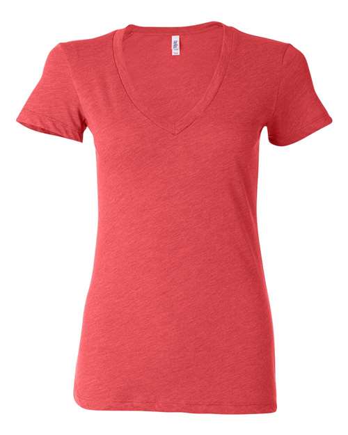 Women’s Triblend Deep V-Neck Tee - Image 8