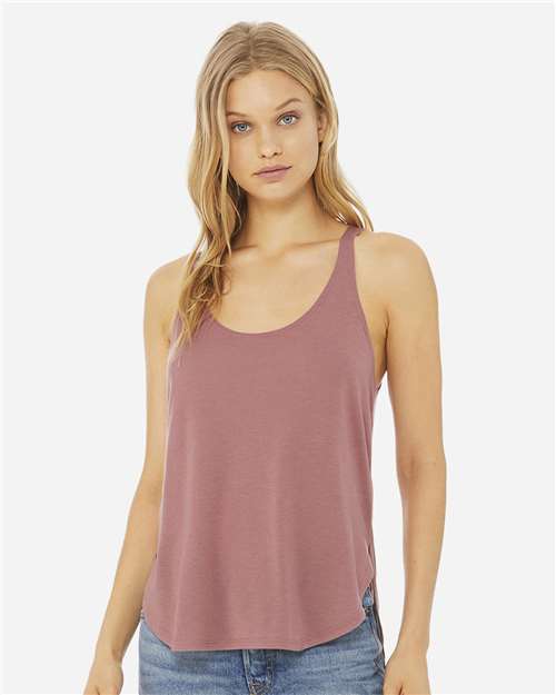 Women's Flowy Tank with Side Slit - Image 7