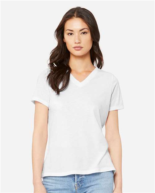 Women's Relaxed Triblend V-Neck Tee - Image 12
