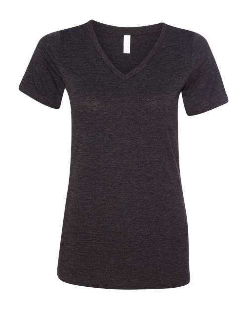 Women's Relaxed Triblend V-Neck Tee - Image 3
